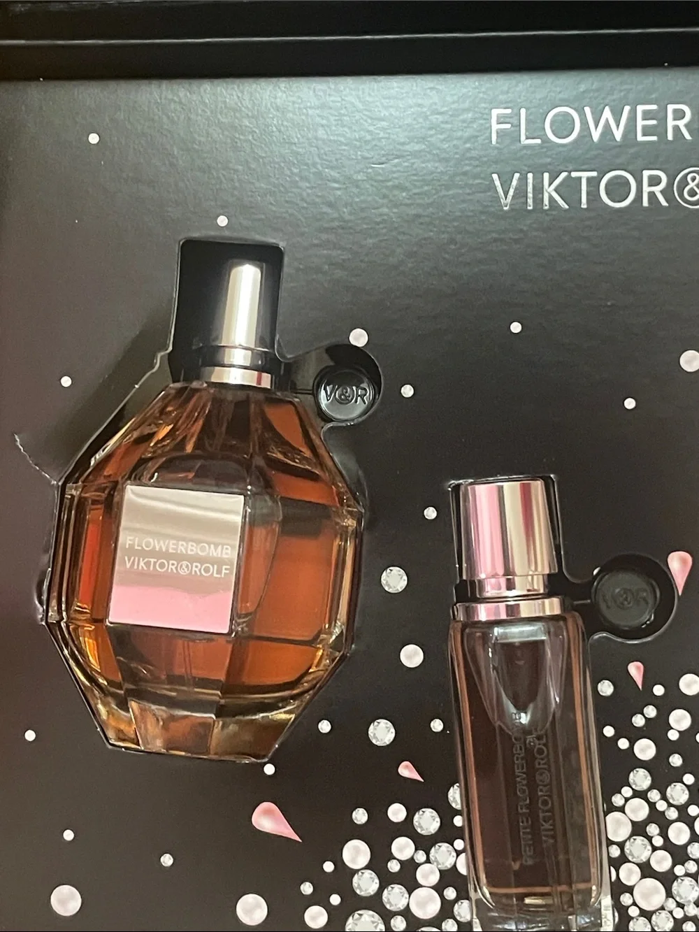 NEW Viktor & Rolf Flowerbomb Gift Set - Pink & Black